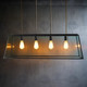 Black Pendant Chef Table 4-Light Black Pendant Chef Table 4-Light
